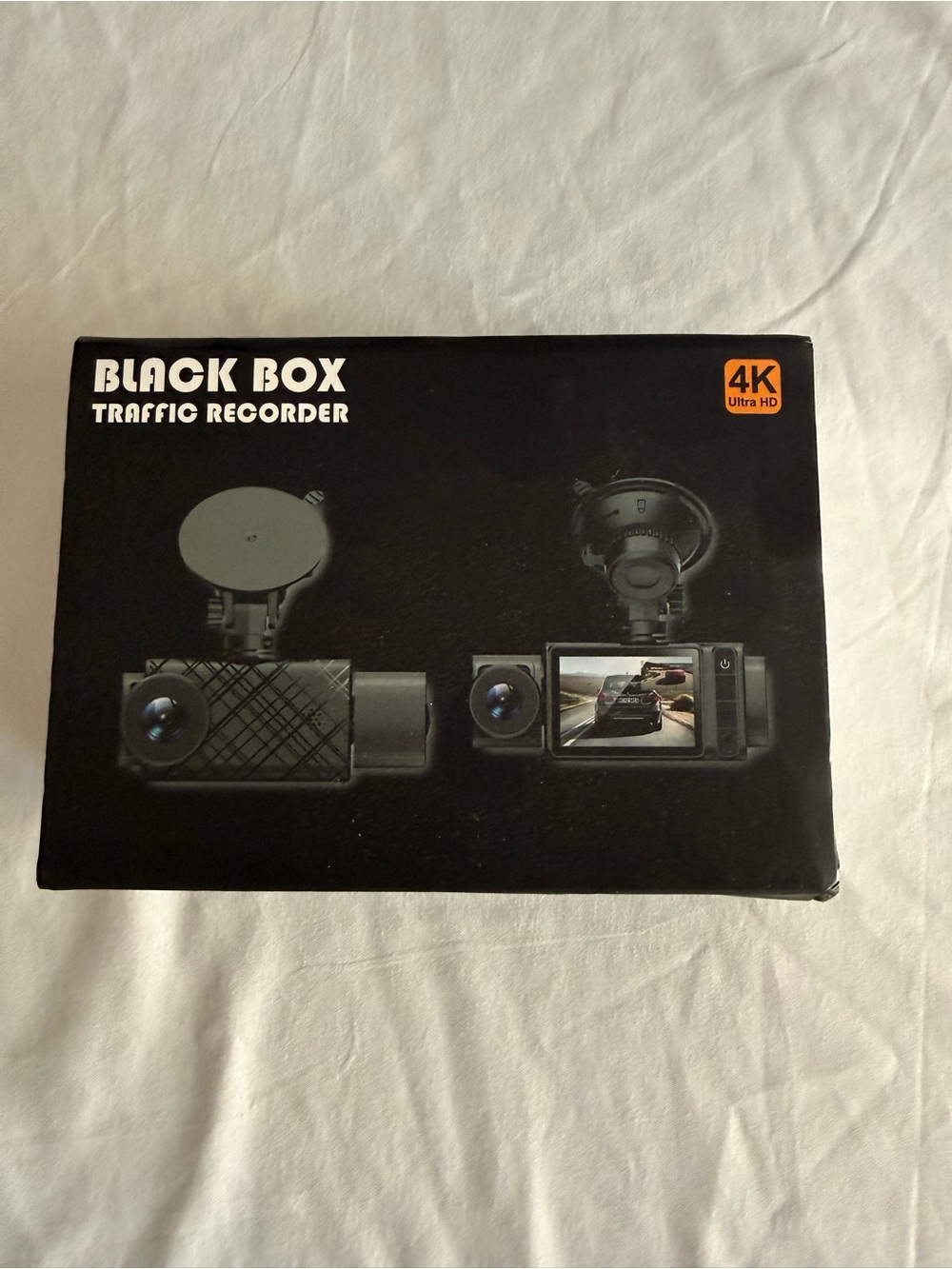 4K Traffic Recorder Dash Cam - Black